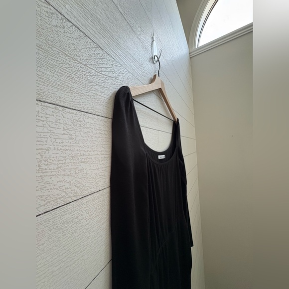 Reformation Dottie Long Sleeve Midi Dress in Black, Size Large - Picture 8 of 11